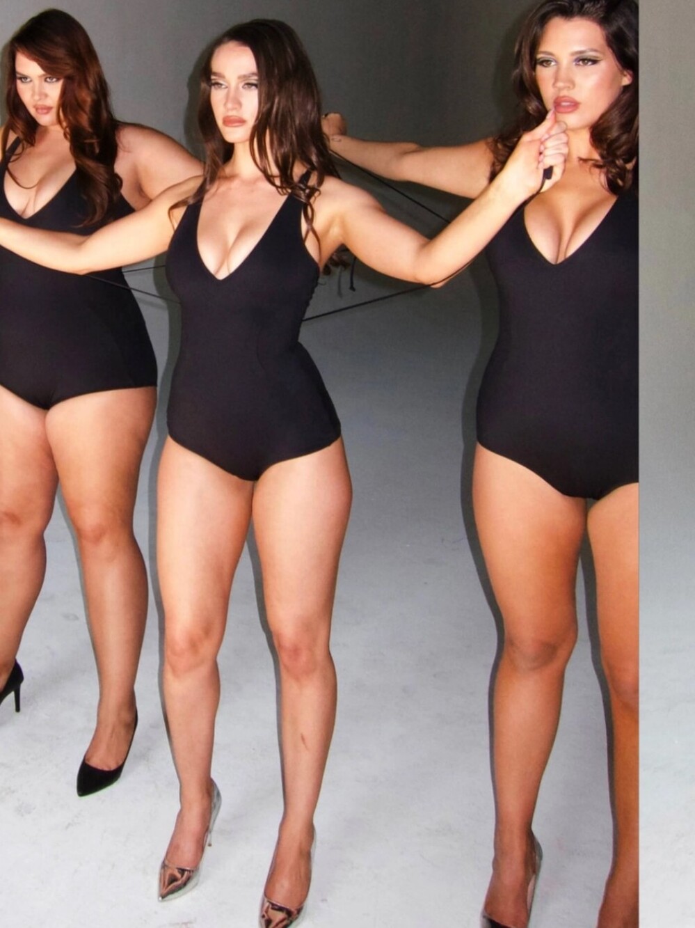 NWT! TA3 Swim, Plungey Contour Hipster - Black, Medium Regular Length, MSRP $178 - Picture 2 of 12
